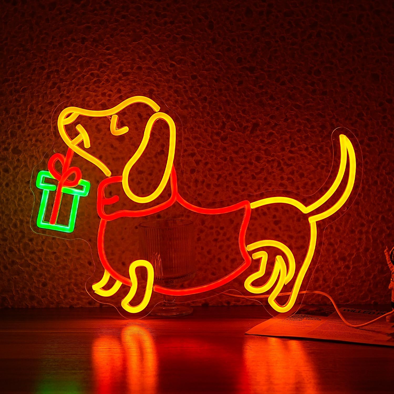 Bedroom Lighting Decor Ideas - USB عكس الضوء الألماني النيون مصباح