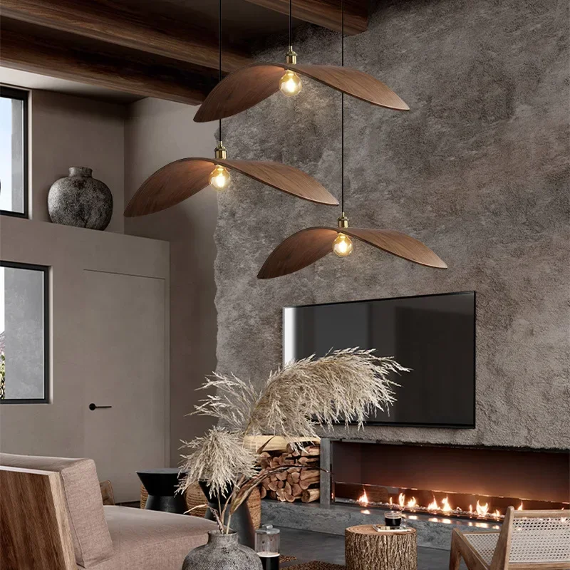 Japanese Lighting Decor - الحديثة وابي سابي الجوز الثريات المنزل