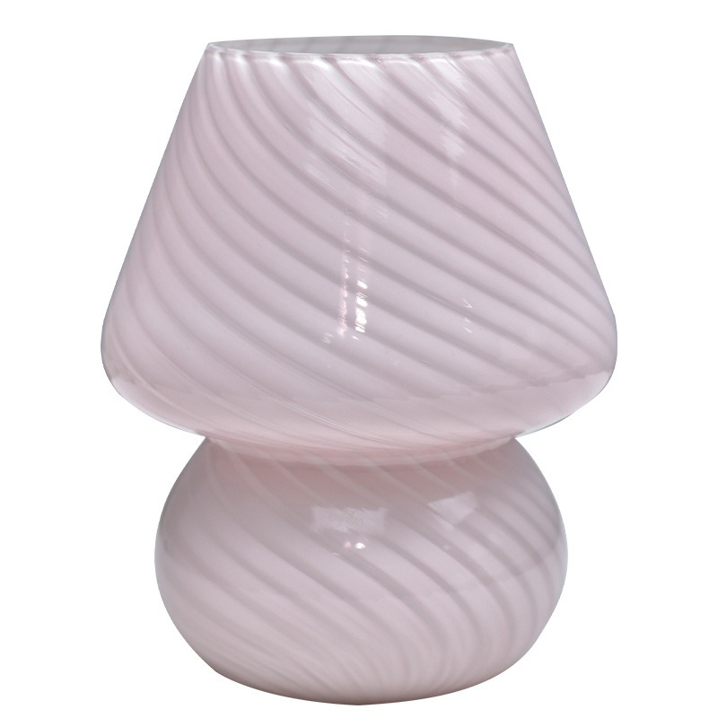 مصباح طاولة زجاجي إبداعي بتصمي - مراجعة Mushroom Table Lamp وسعره