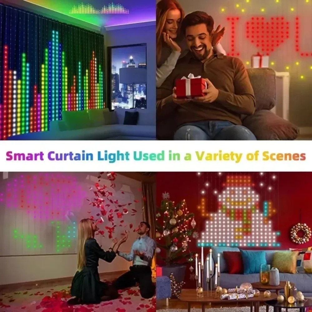 أضواء ستارة LED خارجية بتقنية  - مراجعة Fairy Light Curtain وسعره
