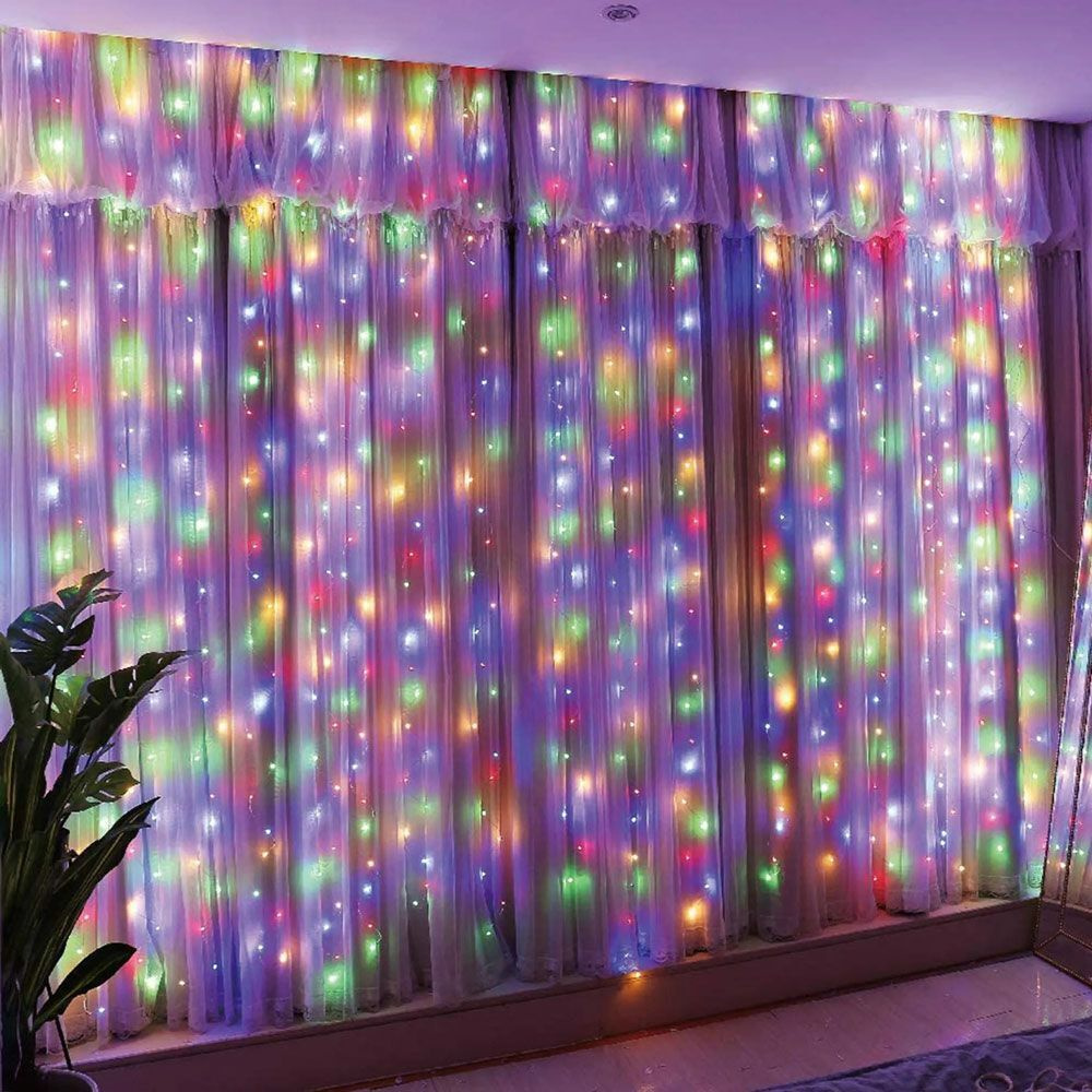 أضواء سلسلة LED للستائر بطول 3 - مراجعة Fairy Light Curtain وسعره