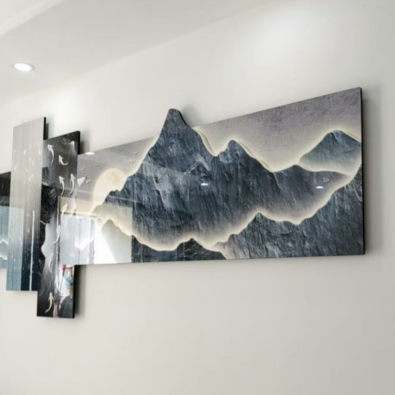 لوحة ديكور عصرية بإضاءة LED لغ - مراجعة Lighting Decoration On Wall وسعره