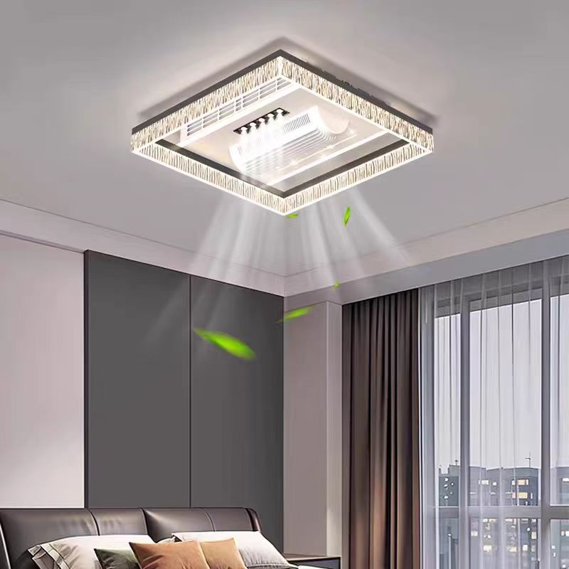 جديد غير مرئية الخالية من الشف - مراجعة Decor Lighting Ceiling Fans وسعره