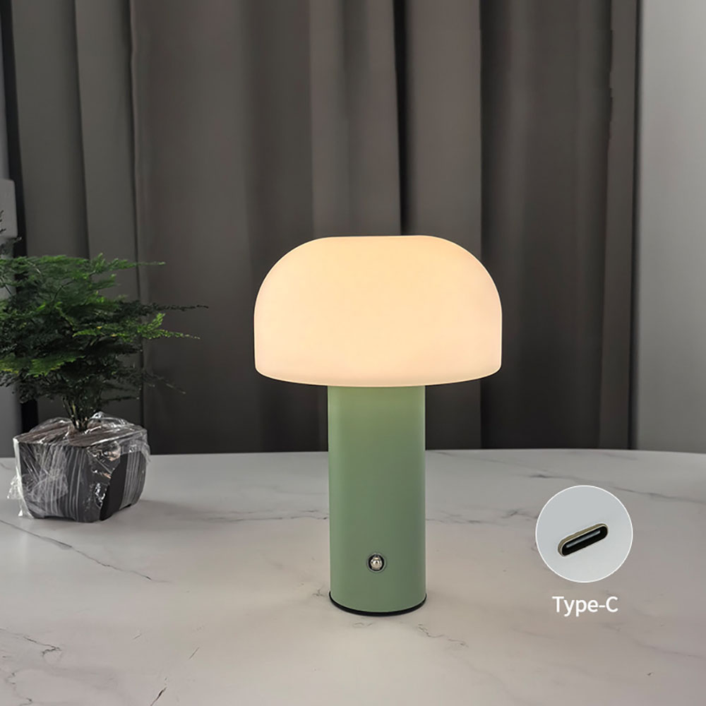مصباح مكتبي LED يعتم على شكل ف - مراجعة Mushroom Table Lamp وسعره