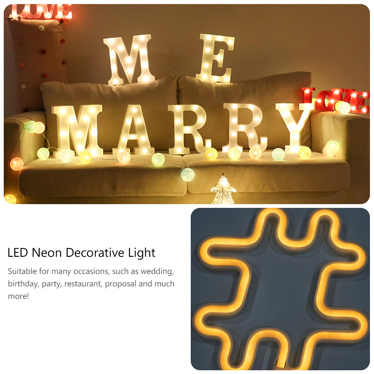 قطعة واحدة من مصباح النيون LED - مراجعة Bedroom Lighting Decor Ideas وسعره