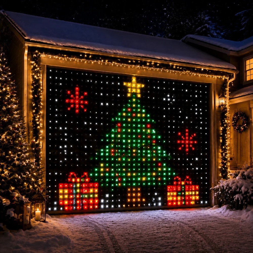 ستائر إضاءة LED بكسل مع تحكم ع - مراجعة Fairy Light Curtain وسعره