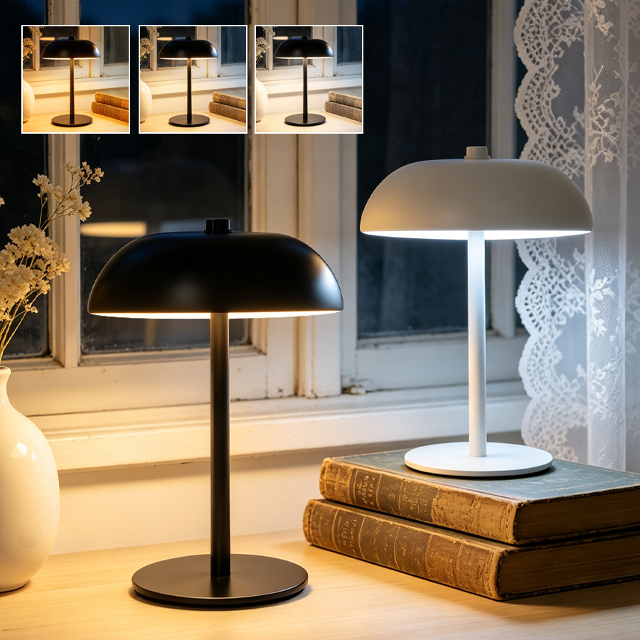 مصباح مكتبي لاسلكي على شكل فطر - مراجعة Mushroom Table Lamp وسعره
