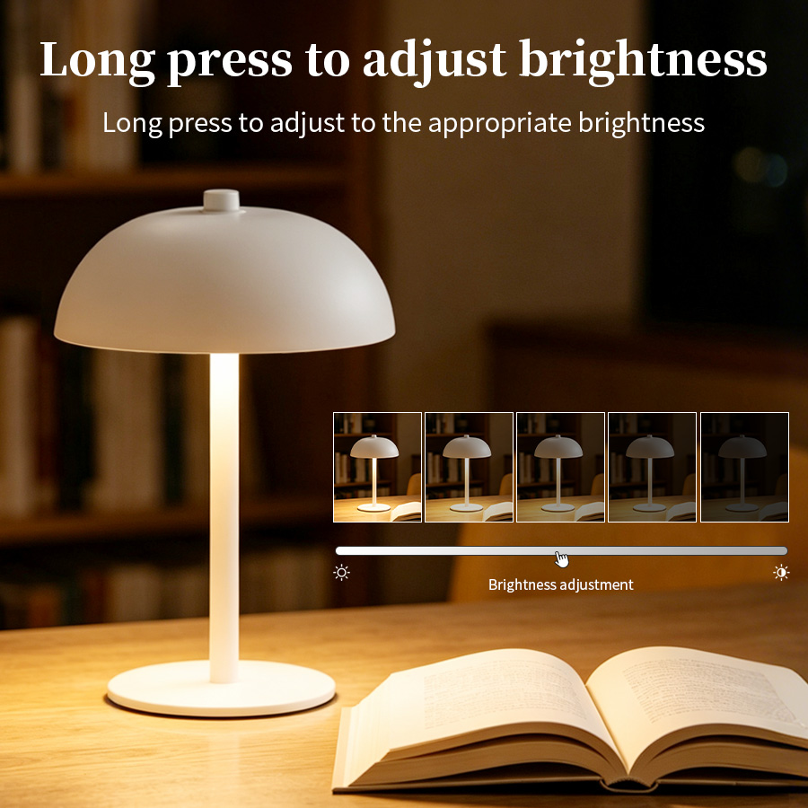 مصباح مكتبي لاسلكي على شكل فطر - مراجعة Mushroom Table Lamp وسعره