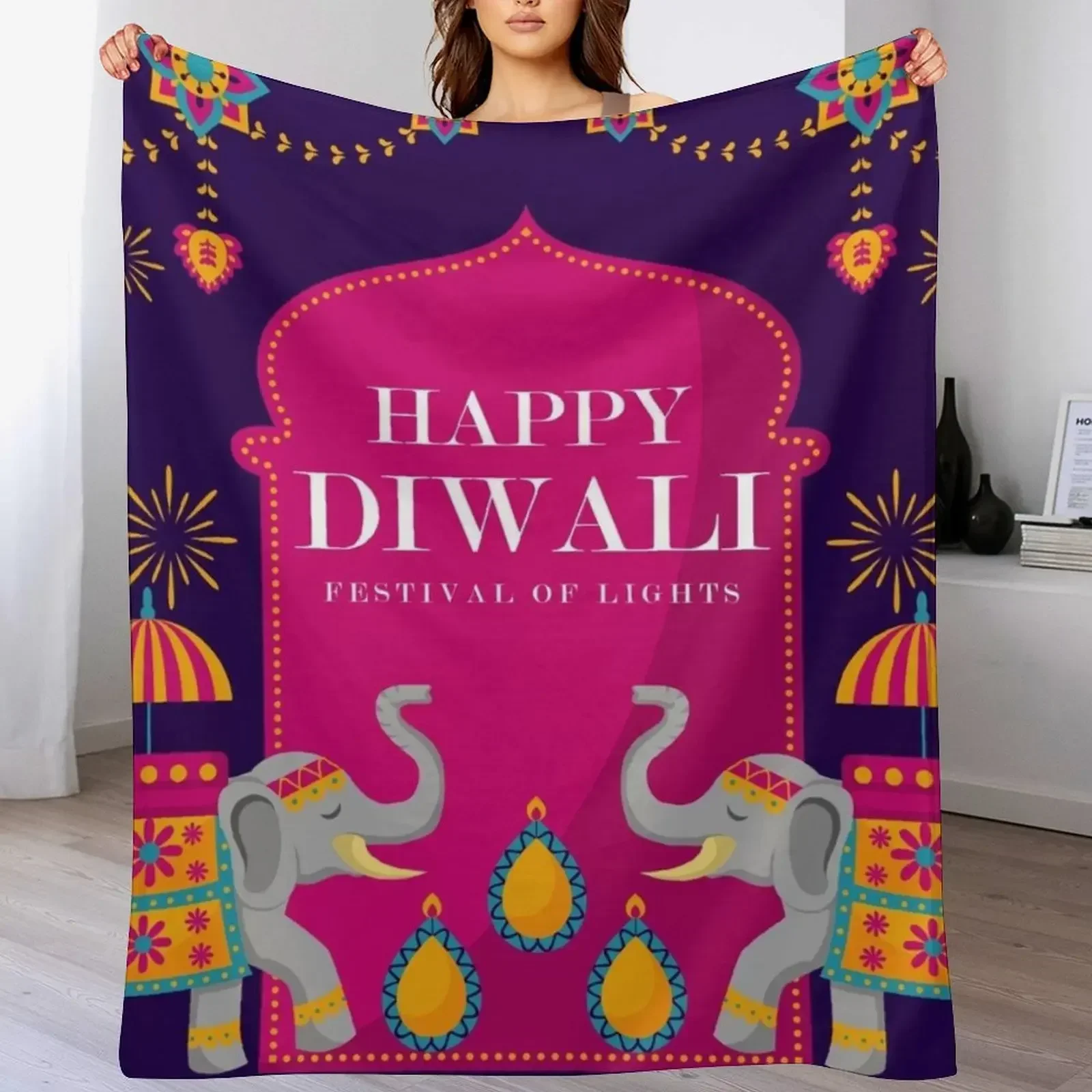 عيد ديوالي السعيد - بطانية مزي - مراجعة Lighting Home Decor Ideas وسعره