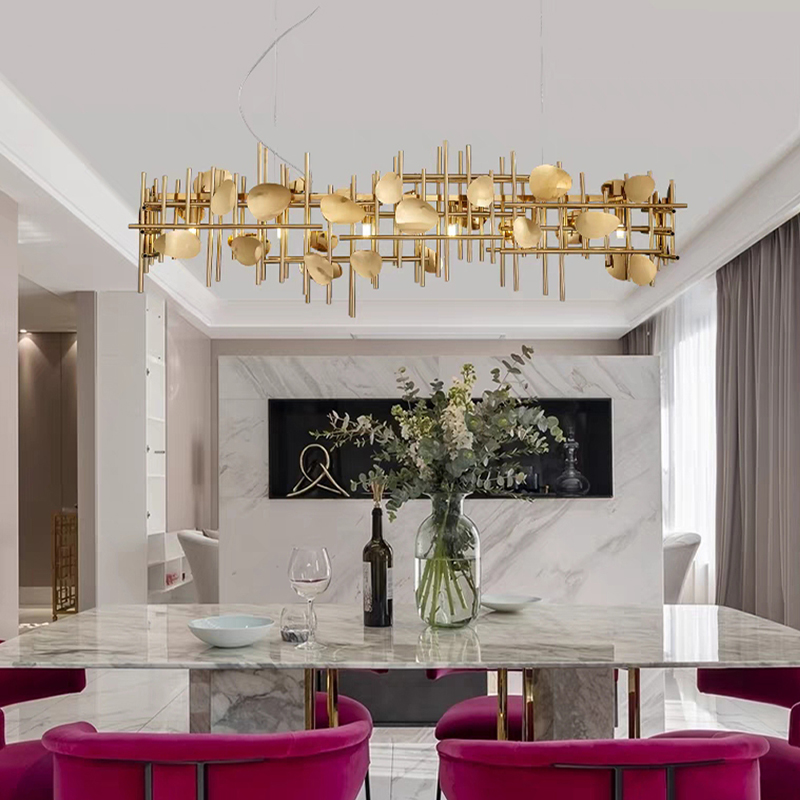 مصباح معلق بتصميم هندسي عصري،  - مراجعة Bedroom Lighting Decor Ideas وسعره