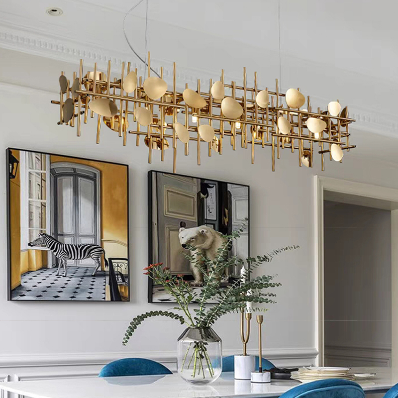 مصباح معلق بتصميم هندسي عصري،  - مراجعة Bedroom Lighting Decor Ideas وسعره