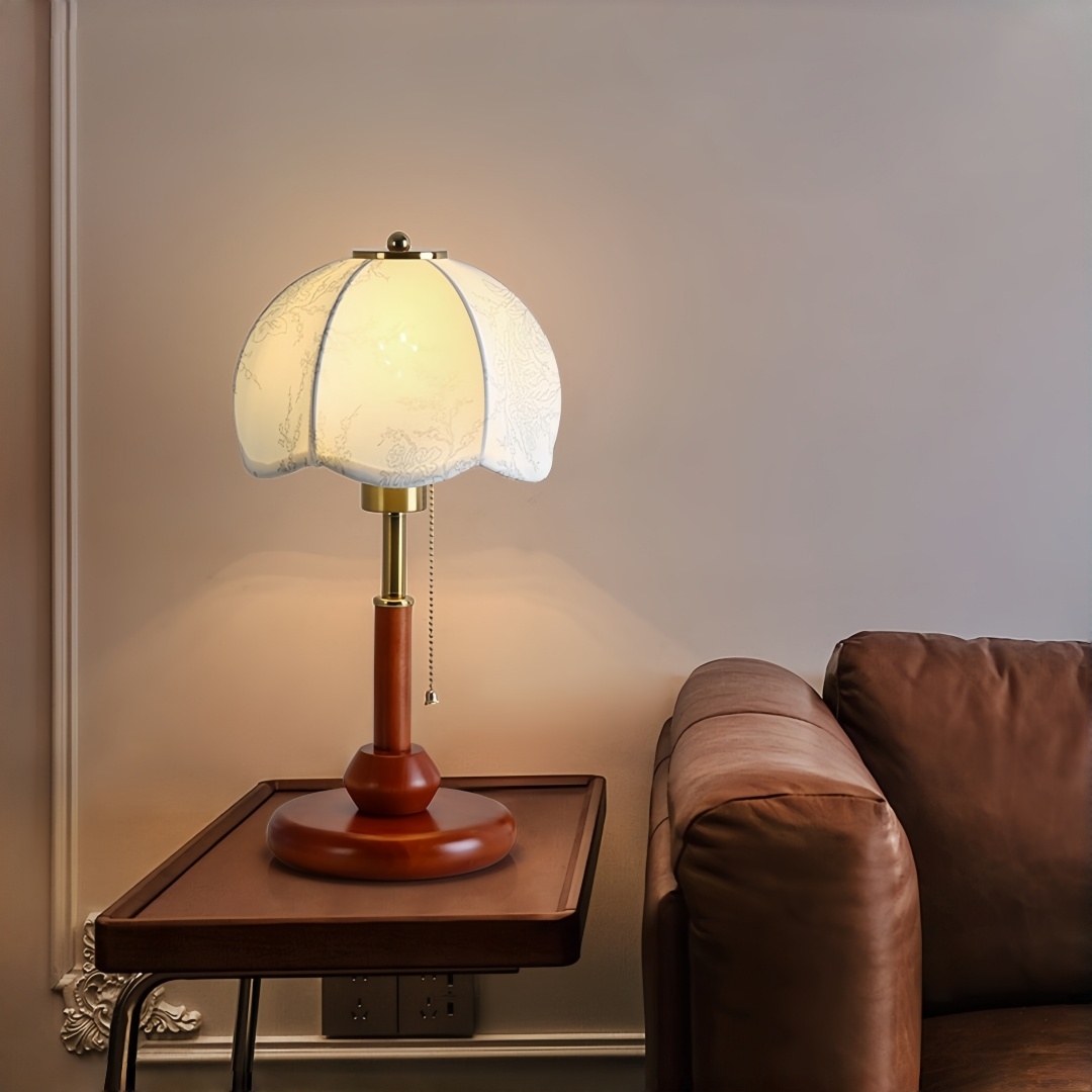 مصباح طاولة قبة مزخرفة بتصميم  - مراجعة Lighting Table Decor وسعره