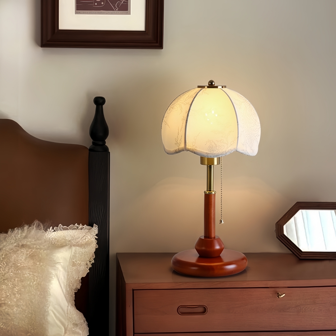 مصباح طاولة قبة مزخرفة بتصميم  - مراجعة Lighting Table Decor وسعره