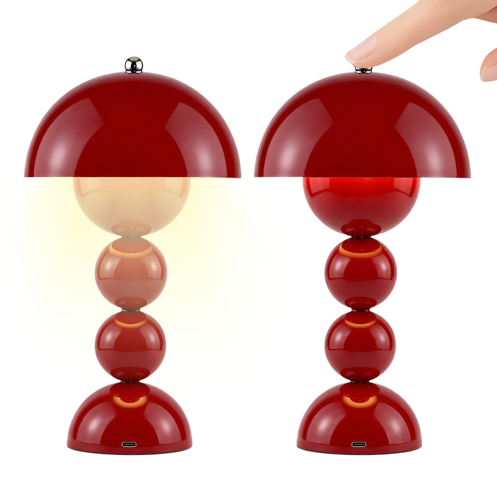 مصباح طاولة على شكل فطر بتصميم - مراجعة Mushroom Table Lamp وسعره