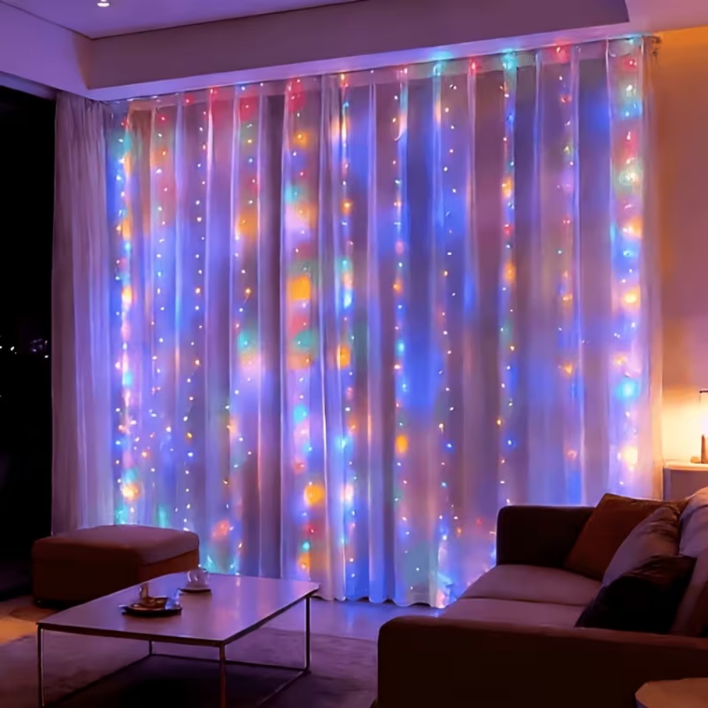 زينة منزلية لعيد الميلاد 2026، - مراجعة Fairy Light Curtain وسعره