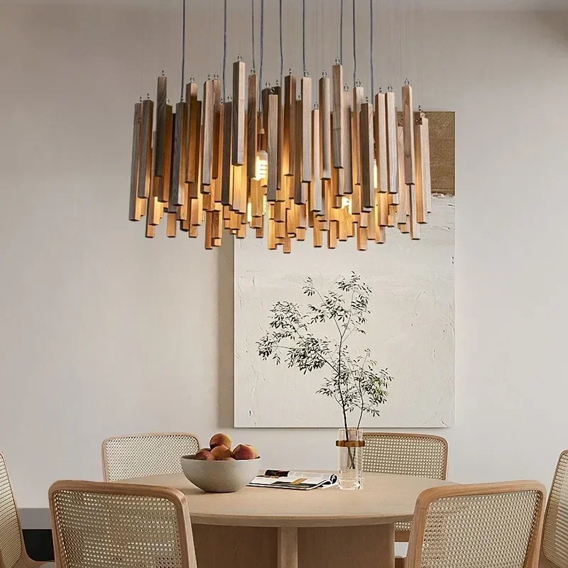 ثريات صينية جديدة من الخشب الص - مراجعة Japanese Lighting Decor وسعره