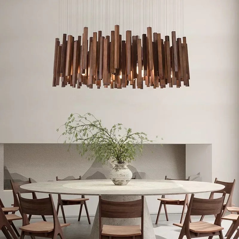 ثريات صينية جديدة من الخشب الص - مراجعة Japanese Lighting Decor وسعره