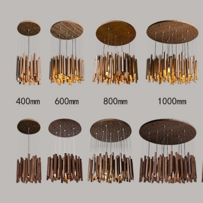ثريات صينية جديدة من الخشب الص - مراجعة Japanese Lighting Decor وسعره