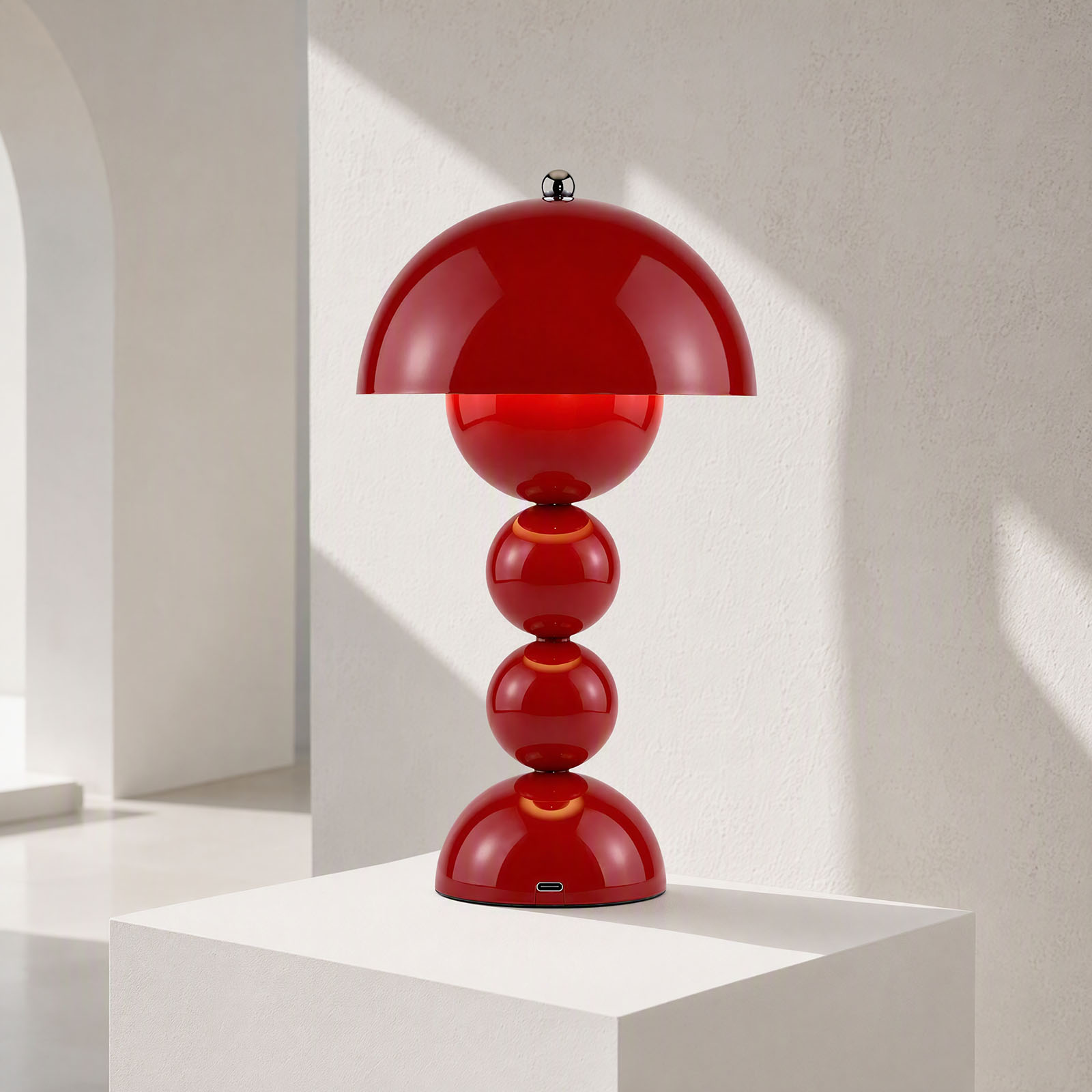 مصباح طاولة LED على شكل فطر بم - مراجعة Mushroom Table Lamp وسعره
