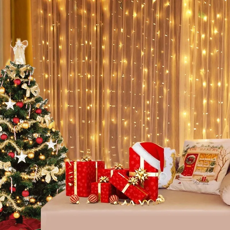 إضاءة زينة عيد الميلاد بطول 3- - مراجعة Fairy Light Curtain وسعره