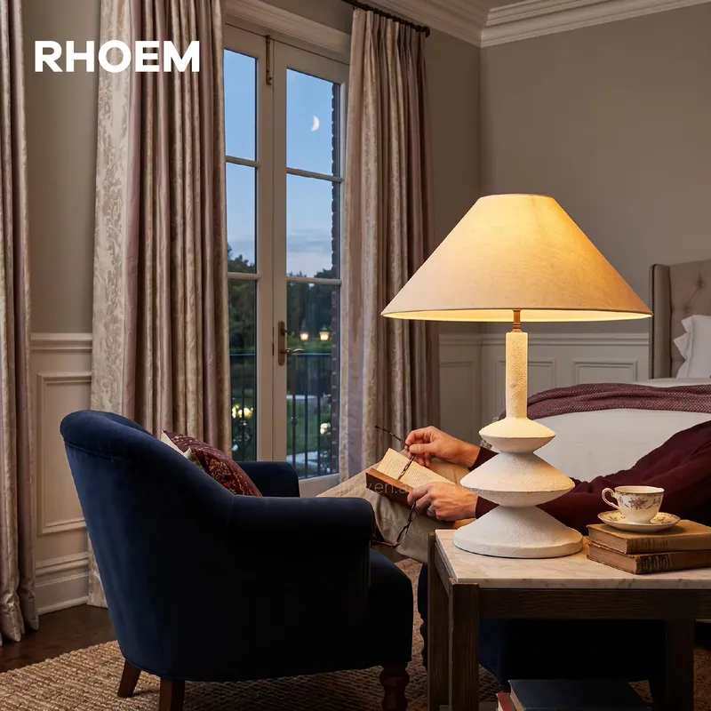 مصباح طاولة بيسارو من RHOEM لل - مراجعة Lighting Table Decor وسعره