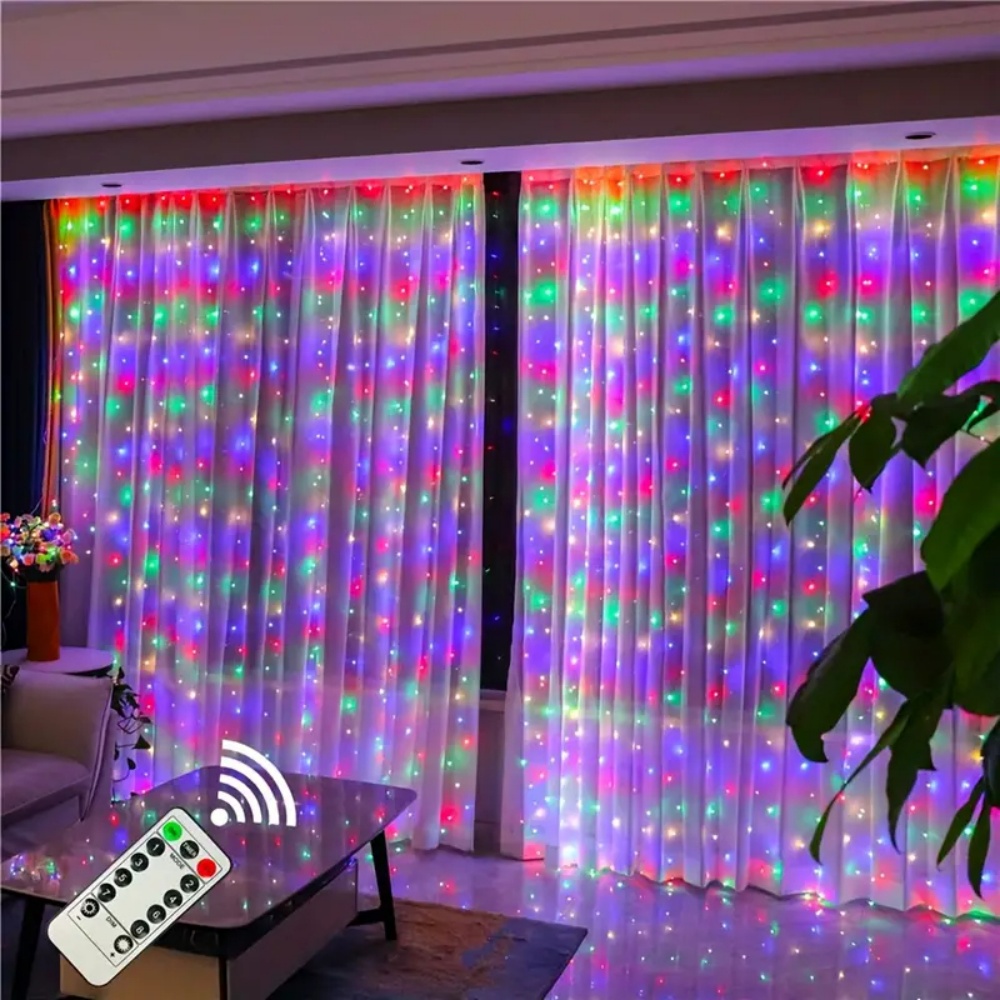 أضواء ستارة LED على شكل خيوط،  - مراجعة Fairy Light Curtain وسعره