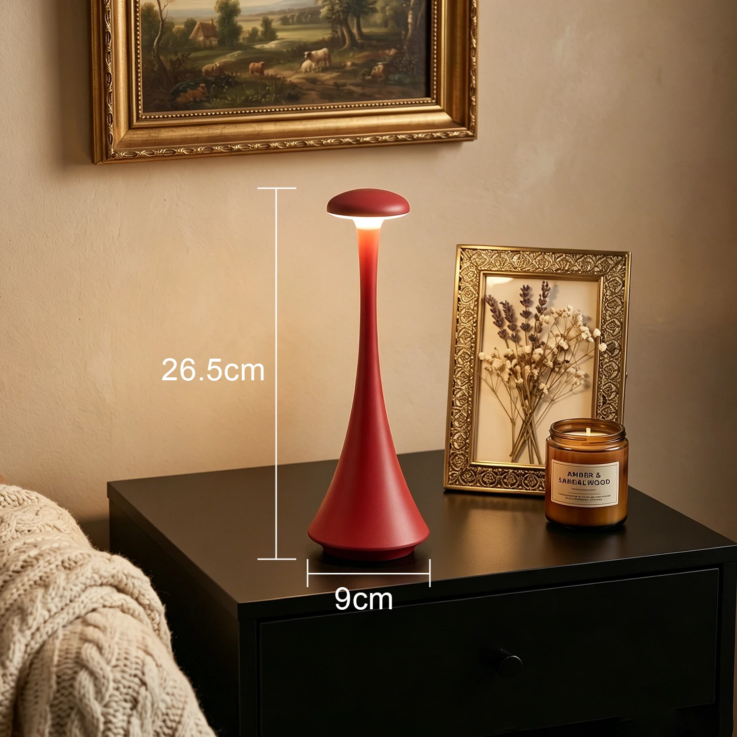 مصباح طاولة على شكل فطر من جيج - مراجعة Mushroom Table Lamp وسعره