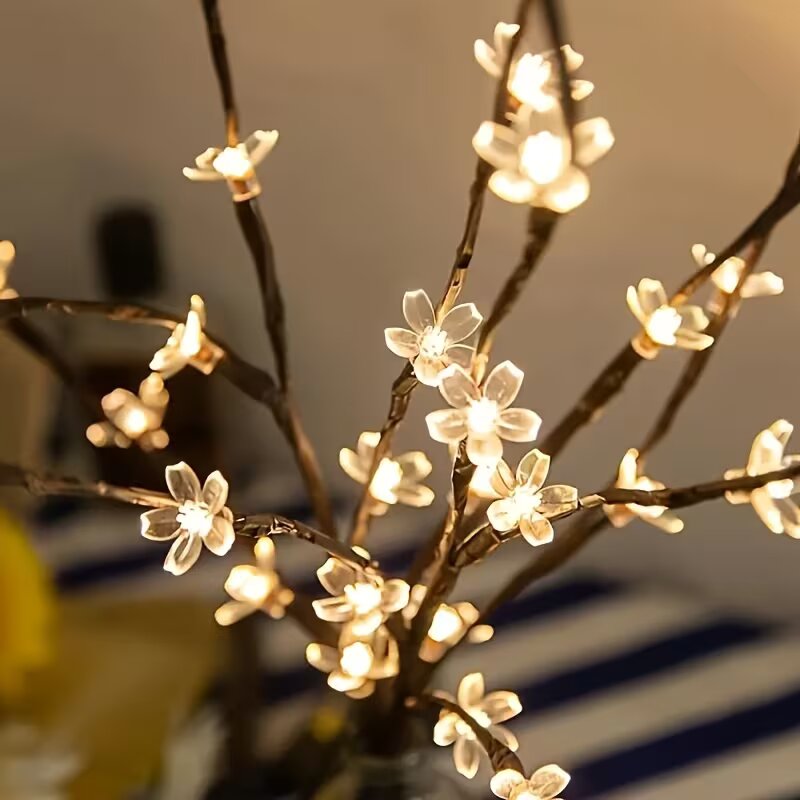 1/2 قطعة إضاءة على شكل فروع شج - مراجعة Decor Lighting Table Lamps وسعره