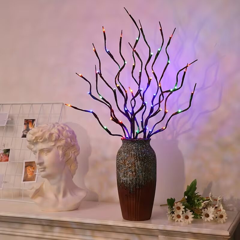 1/2 قطعة إضاءة على شكل فروع شج - مراجعة Decor Lighting Table Lamps وسعره