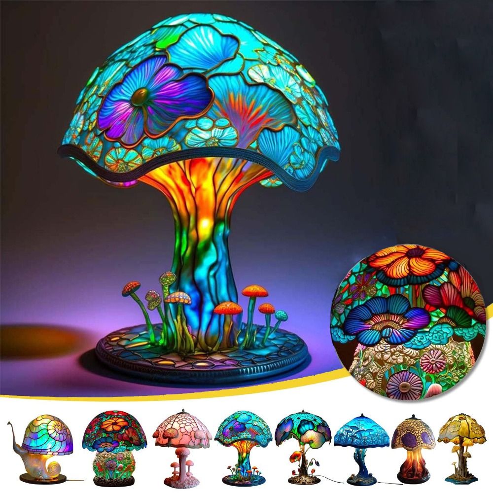 مصباح طاولة بتصميم جمالي عالي  - مراجعة Mushroom Table Lamp وسعره