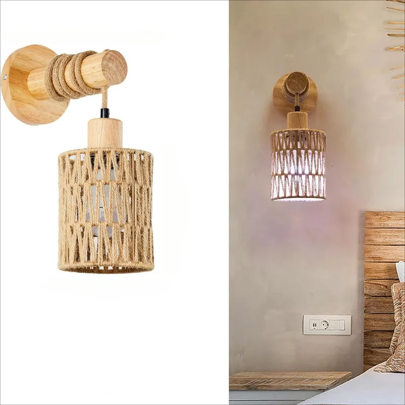 حبل القنب تصميم رأس السرير الج - مراجعة Lighting Decoration On Wall وسعره