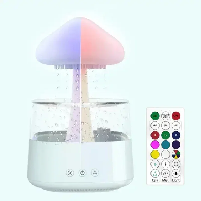 مرطب هواء على شكل سحابة وقطرات - مراجعة Mushroom Table Lamp وسعره