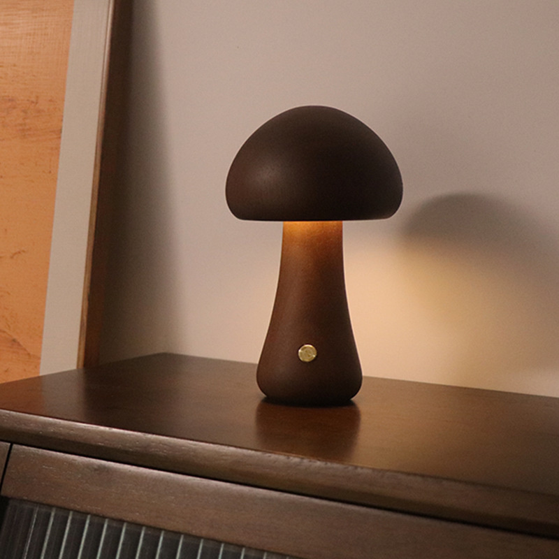 مصباح ليلي على شكل فطر يعمل بت - مراجعة Mushroom Table Lamp وسعره