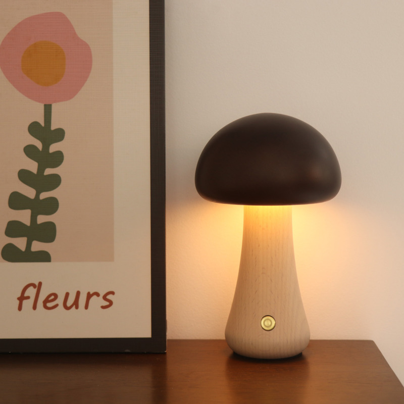 مصباح ليلي على شكل فطر يعمل بت - مراجعة Mushroom Table Lamp وسعره