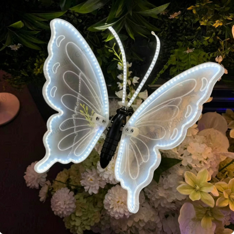 أضواء فراشات ديناميكية خارجية  - مراجعة Outdoor Lighting Wedding Decor وسعره