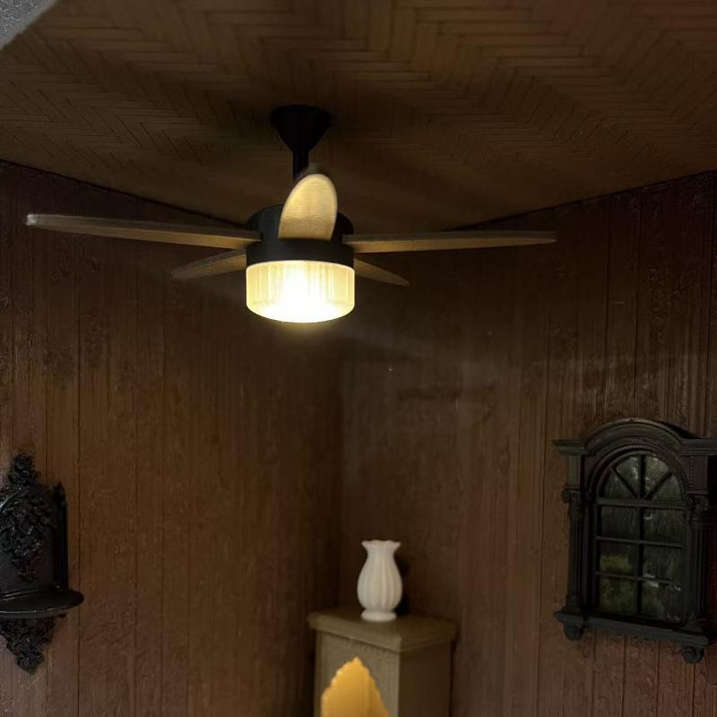 مروحة سقف مصغرة بتصميم عتيق مع - مراجعة Decor Lighting Ceiling Fans وسعره
