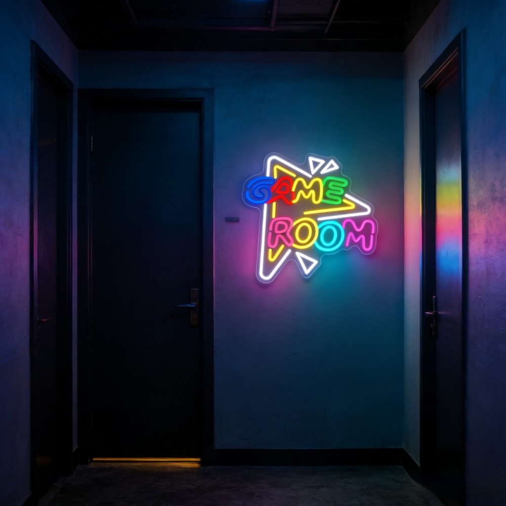 لافتة نيون LED لغرفة الألعاب ق - مراجعة Bedroom Lighting Decor Ideas وسعره