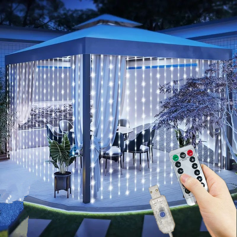 LED جارلاند الجنية ضوء مصباح ح - مراجعة Fairy Light Curtain وسعره