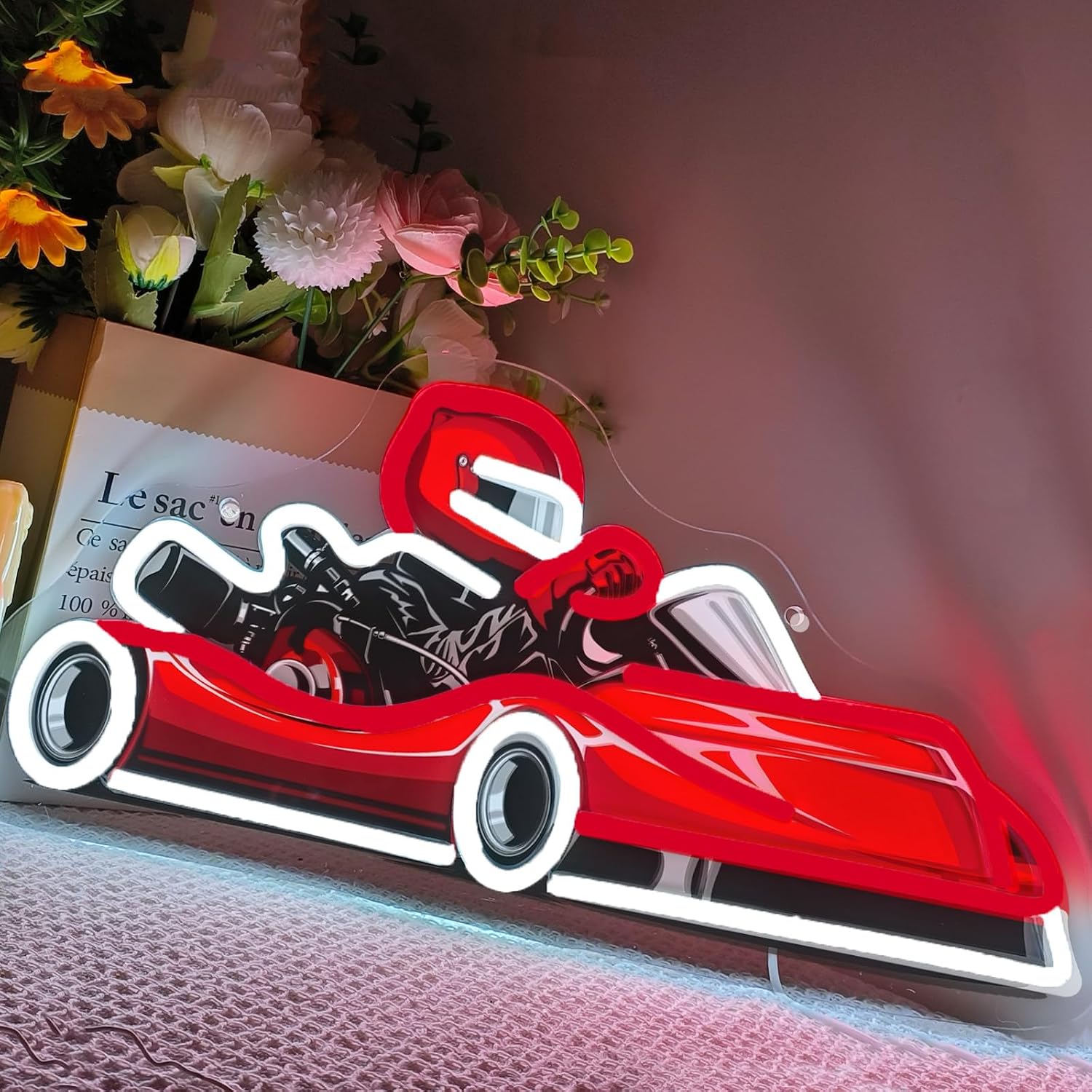 لافتة نيون LED لسيارة الكارت ا - مراجعة Decor Kart Lighting وسعره