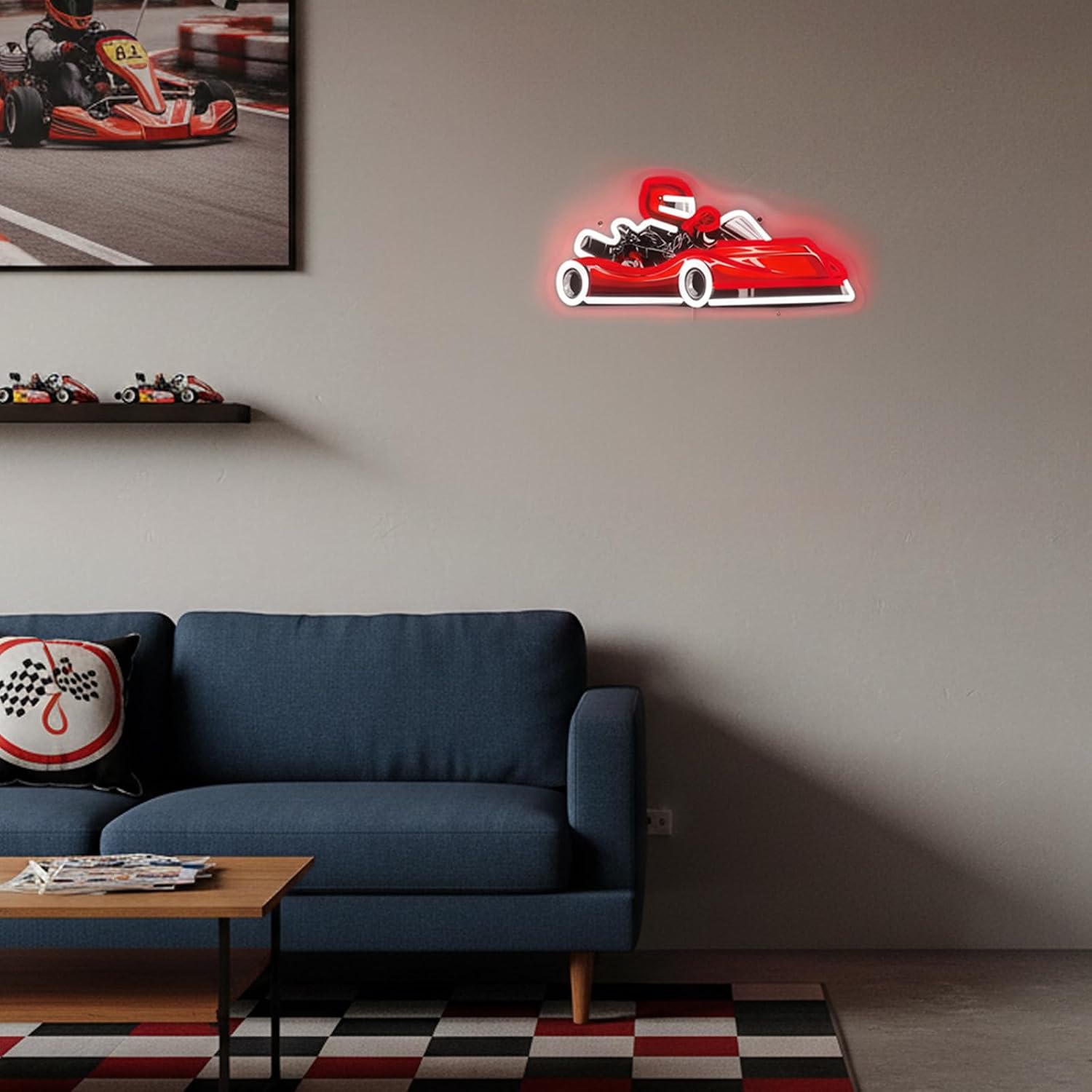 لافتة نيون LED لسيارة الكارت ا - مراجعة Decor Kart Lighting وسعره