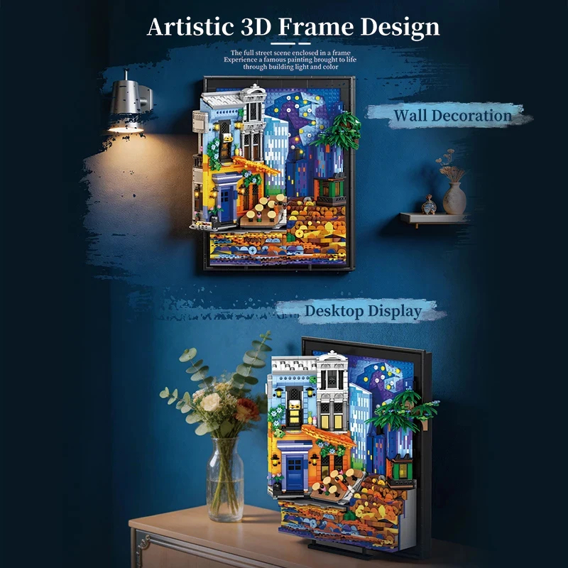 2678 قطعة من مكعبات البناء على - مراجعة Lighting Home Decor Ideas وسعره