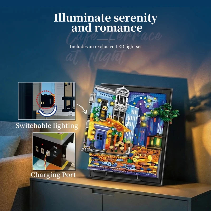 2678 قطعة من مكعبات البناء على - مراجعة Lighting Home Decor Ideas وسعره